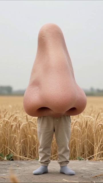 Смешной человек с огромным носом#юмор #мифические_персонажи