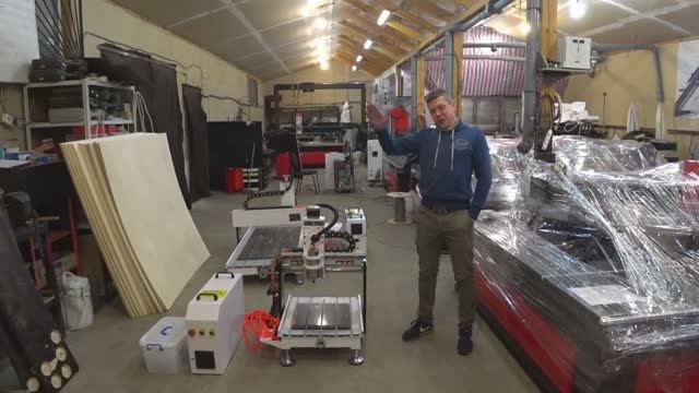 ЧПУ фрезерный станок, 400х400мм поле. ЧПУ24