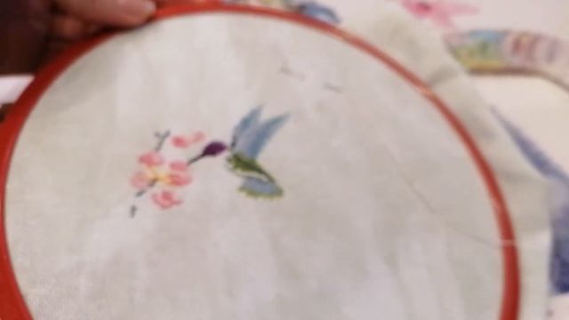 Вышивка крестиком.Первый влог) Вышивка, оформление, вязание и даже миниатюрный домик)