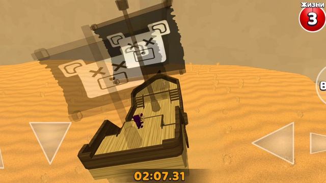 Hi Android Super Bear Adventure Все стикеры в пустыне