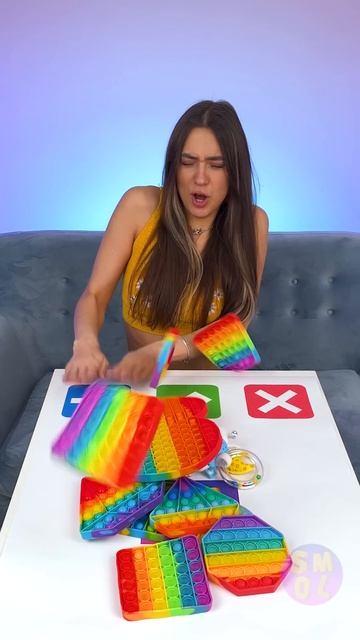 Playing viral fidget toy trading TikTok game ｜｜ POP IT! ｜｜ A LOOOT OF POP ITS! #shorts #fidget