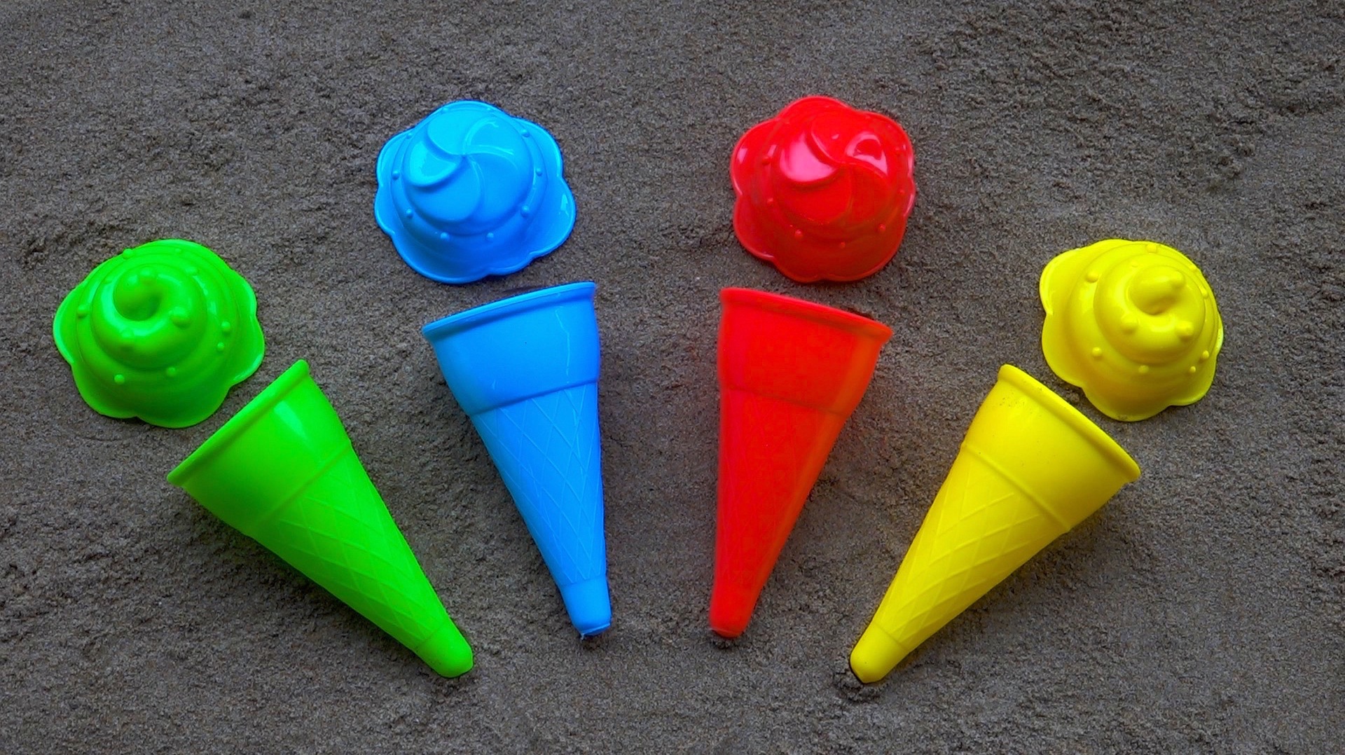 Игрушки для песочницы Мороженое и Ложечки | Мультики для для детей и Песенки для Малышей