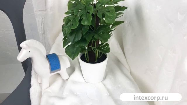 Искусственное растение МОНСТЕРА В КАШПО, 25х10 см, 318001040-1