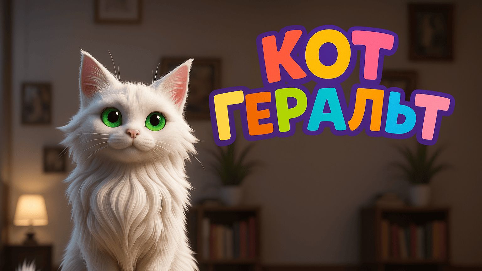 Кот Геральт😸поучительный детский мультик💛