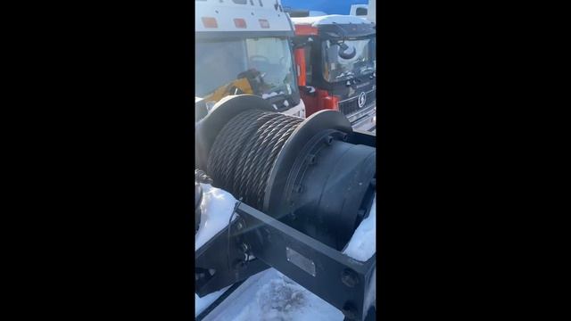 Грузовой эвакуатор Isuzu Giga с лебедками на 30т.