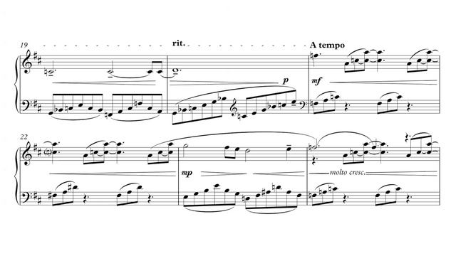 Денис Любич - Impromptu In D Major (Ноты)