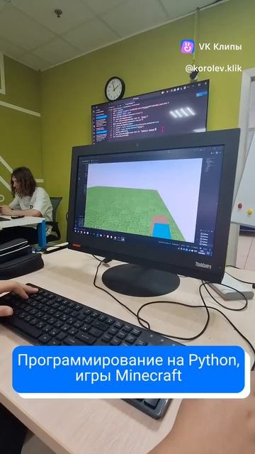 Программирование на Python, игры Minecraft.