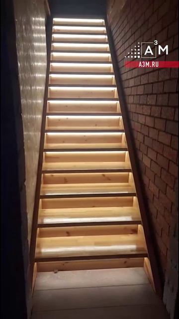 Умная подсветка ступеней A³M — как это работает в реальности