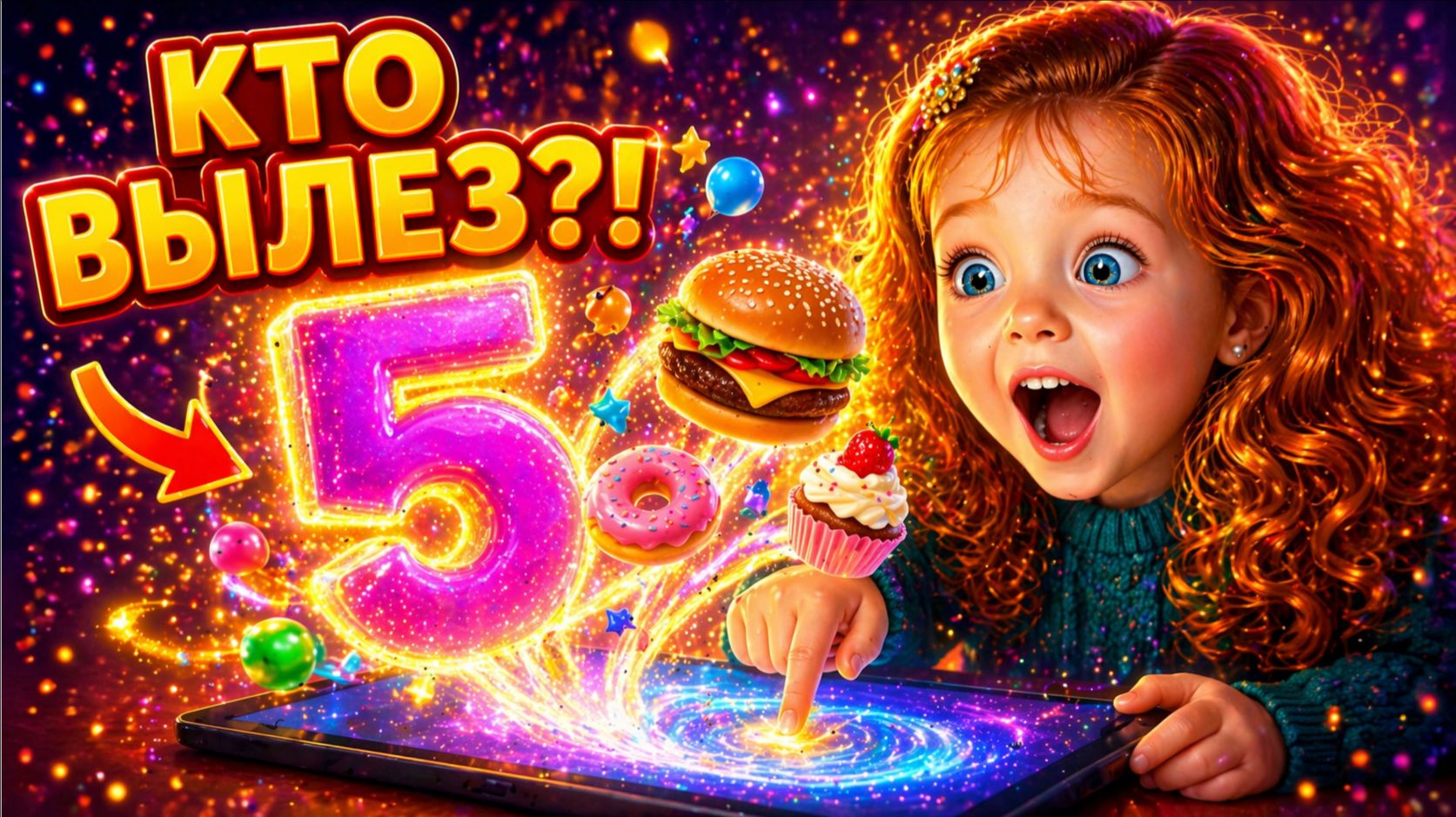 ЧТО ВНУТРИ ЦИФРЫ 5?! 😱 Планшет удивил!