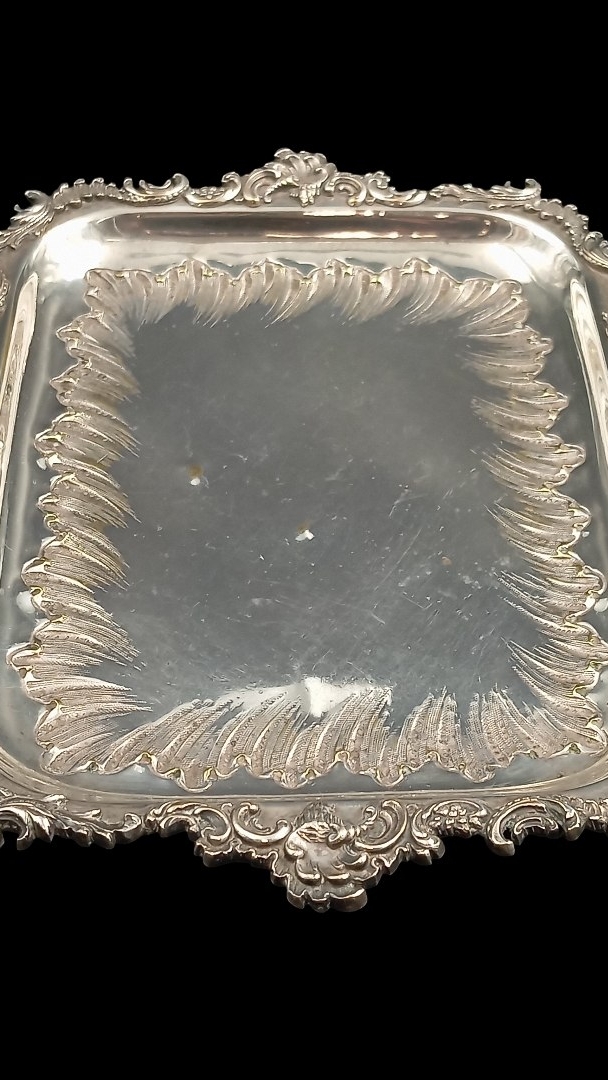 Поднос Серебрение Франция Рубеж 19/20 вв. / 293261.