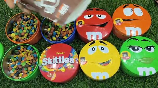 Asmr. Цветные конфеты. Видео для детей. Нэвкин тв.(53)