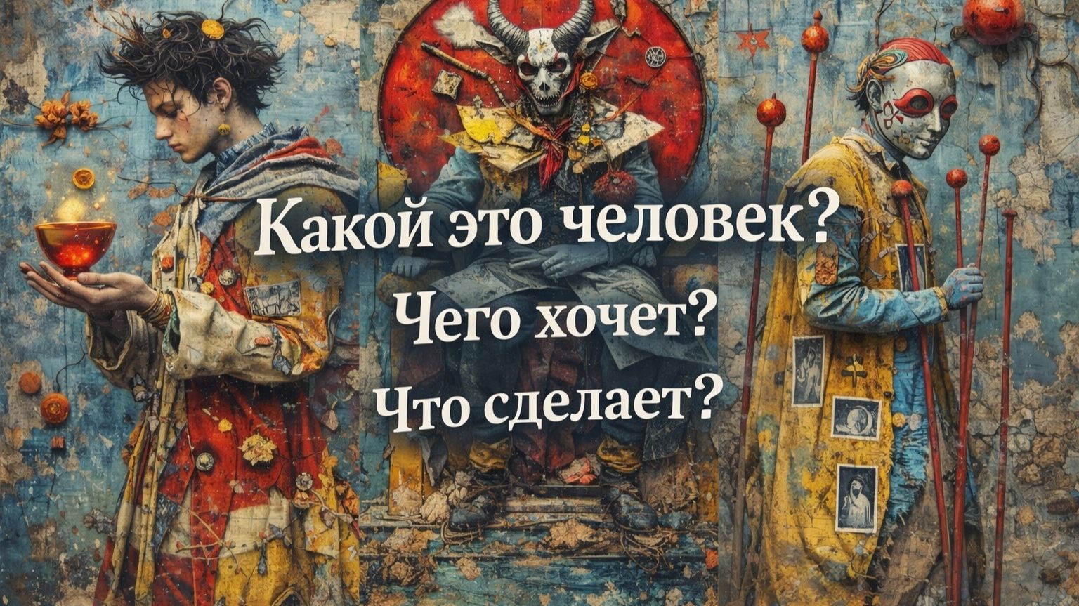 Какой это человек? Чего хочет? Что сделает? Гадание Tarot расклад