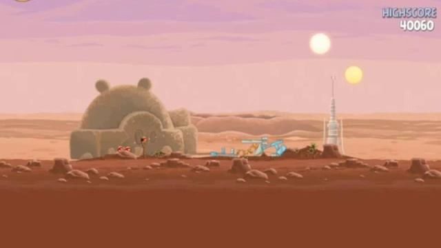 Angry Birds Star Wars - Tatooine - level 1-1 Walkthrough