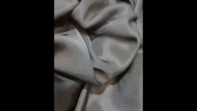 Плательно-рубашечная вискоза с хлопком иссиня-чёрная с лоском ИТАЛИЯ