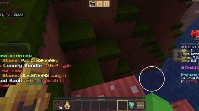 Майнкрафт играю на сервере. часть :.