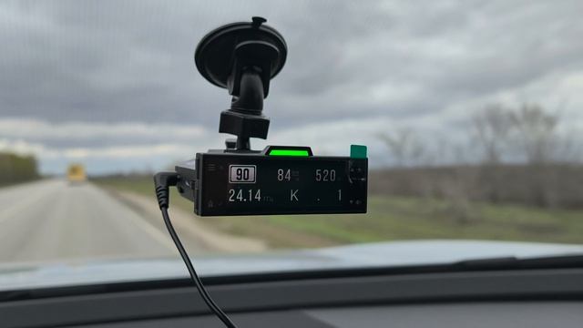 Радар-детектор SilverStone F1 Sochi PRO II LNA. Определение камеры типа СКАТ примерно за 1 километр