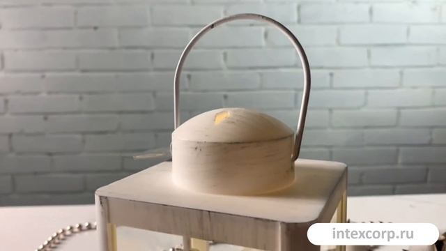 Декоративный фонарь с встроенной LED-свечой ЛАКСНЕСС, 16х10 см, пластик, XX8324040 XX8324050