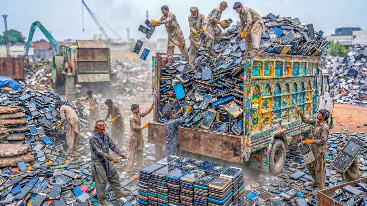 Старые мобильные телефоны превратились в слитки из чистого золота 999-й пробы! Вы не поверите.