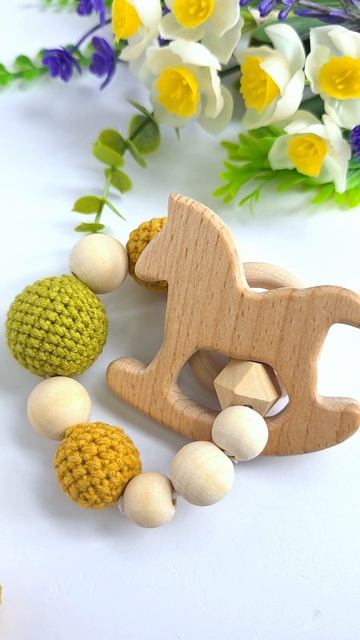 Погремушка лошадка крючком