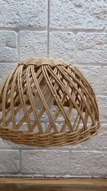 Если хочется сплести что-нибудь для дома и уютаАбажур из бумажных трубочек!