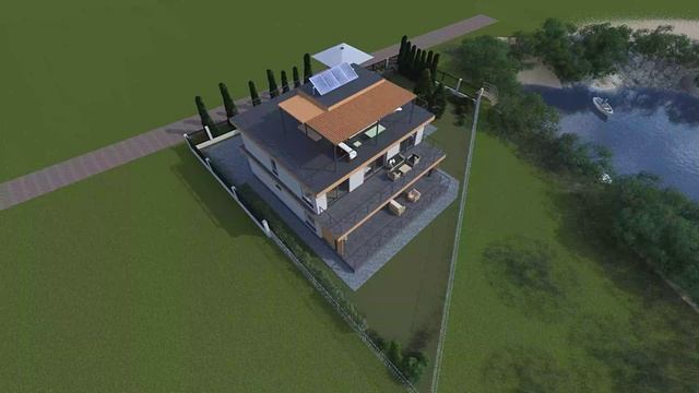 Строящийся жилой дом/гостиница на участке 62:29:0040001:91 на берегу водоема