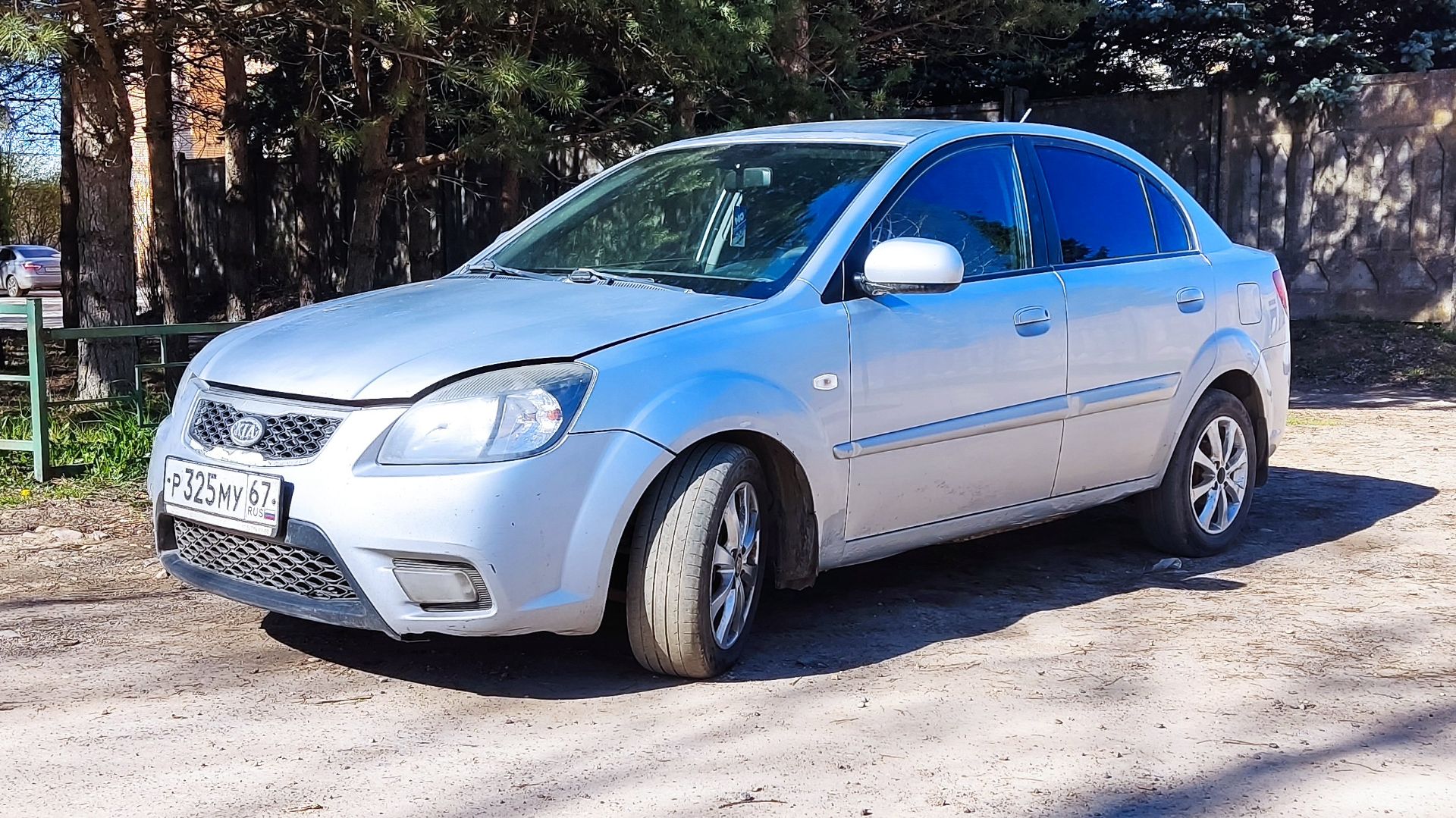 Kia rio 2, 2010 год