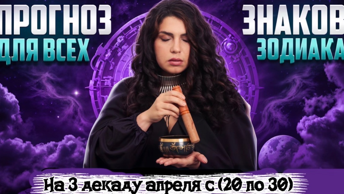 Прогноз для всех знаков зодиака на 3 декаду апреля ( 20-30)