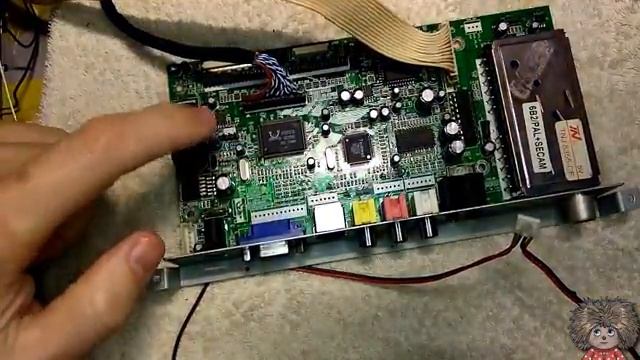 Тестирую внутрисхемный esr измеритель, на примере телевизора SONY.