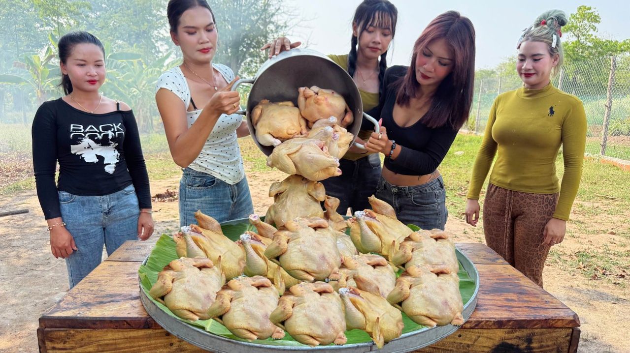 Потрясающий рецепт хрустящей курицы во фритюре.