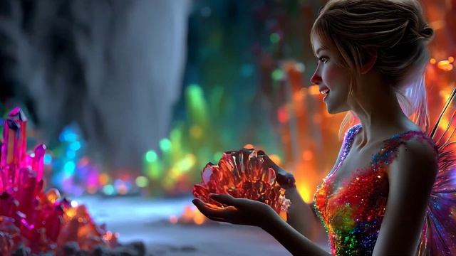 В поисках Радужной Кристы. Видео от ИИ.