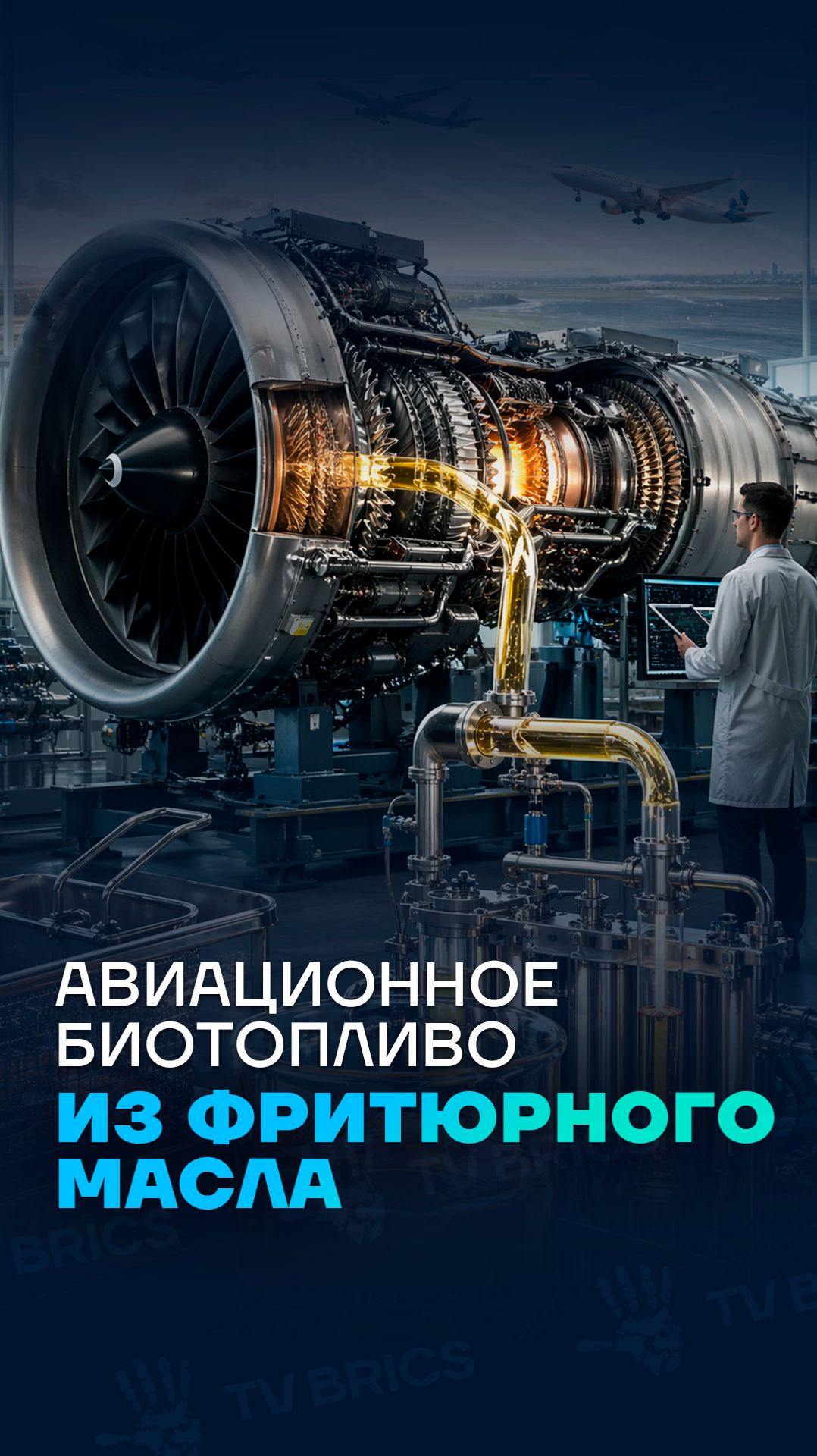 Самолеты могут летать на фритюрном масле