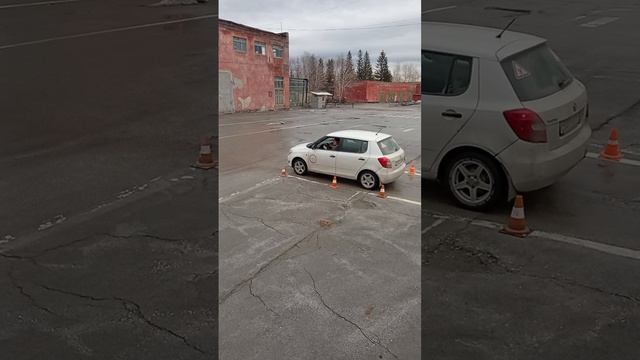 прохождение автодрома г.Искитим ул. Лесосплава 1а , ДОСААФ