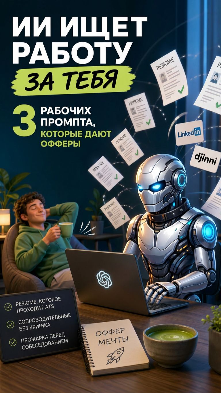 Как найти работу с помощью ИИ — 3 рабочих способа. #ии #chatgpt