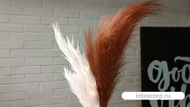 Декоративная ветка ДЭЛЛАРИЯ БЭЛЛА, полиэстер, корица, 6 тёплых белых микро LED-огней, 70 см, 486263