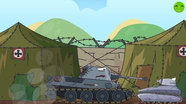 КВ-44 ПРОТИВ РАЗБОЙНИКОВ, КВ-45 ПРОТИВ КРЫСИНОГО ДЕМОНА - Мультики про танки