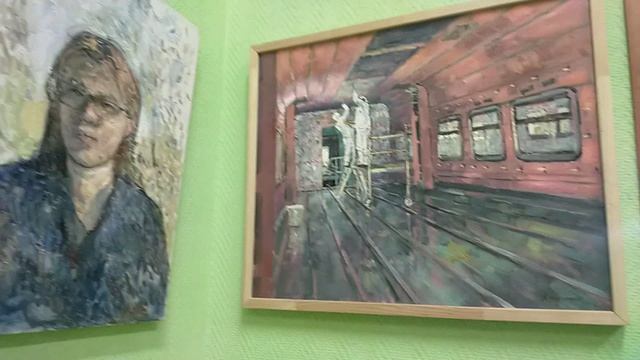 Выставка картин в библиотеке № 2