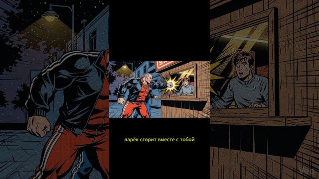 история-комикс о коммерсе из 90-e