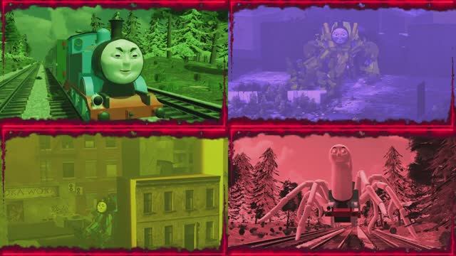 ГОНКИ ПАРОВОЗИКОВ и Монстры: ПОЕЗД МУТАНТ против ЧЕРНОГО МОНСТРА и ДОБРЫХ ГЕРОЕВ 🚂🏁