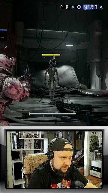 Она их взламывает #игры #gaming #стрим #нарезки #pragmata