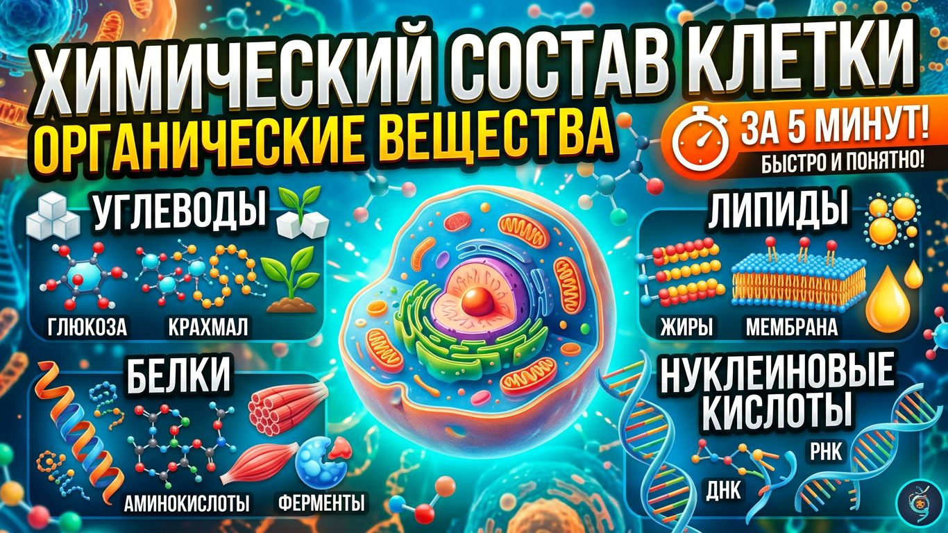 Химический состав клетки: органические вещества