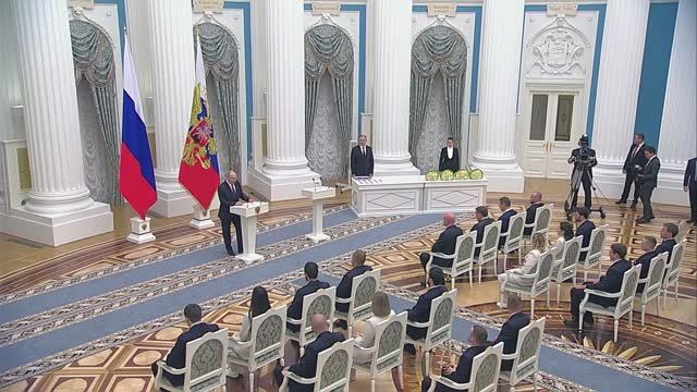 Владимир Путин Церемония вручения государственных наград, 22 апреля 2026 года
