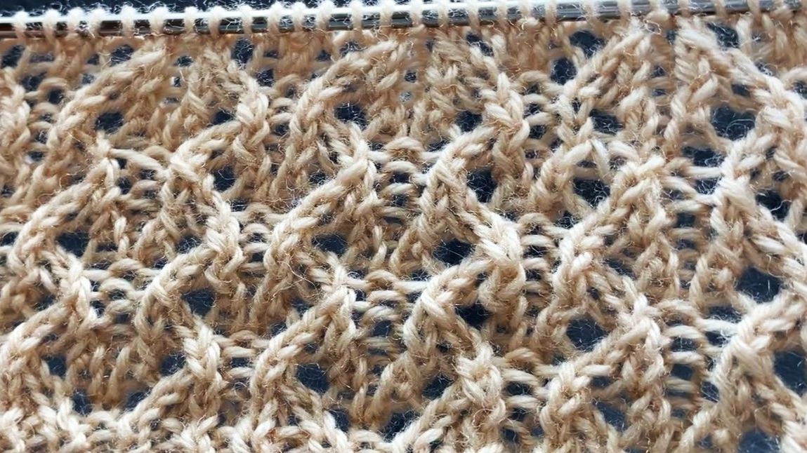 😍👍КРАСИВЫЙ АЖУРНЫЙ УЗОР СПИЦАМИ🩷