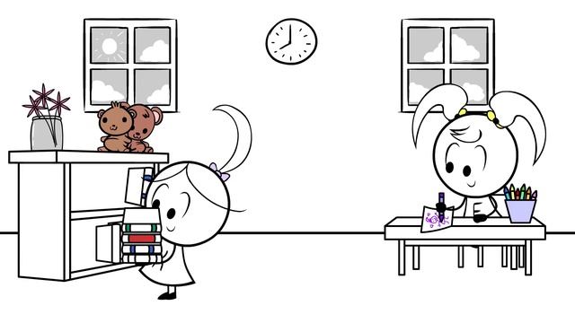 Learn Seasons Educational Fun with Emma & Kate - EK Doodles Cute Animation