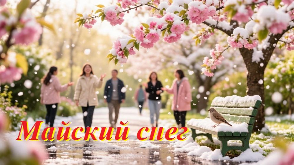 Майский снег,  моя старая песня в новой обработке, AI Suno