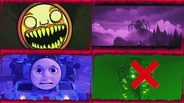 ЖЕЛЕЗНАЯ ДОРОГА МОНСТРОВ и Паровозики: ПОЕЗД МУТАНТ против ТЕМНОГО МОНСТРА и ГЕРОЕВ 🚂👾