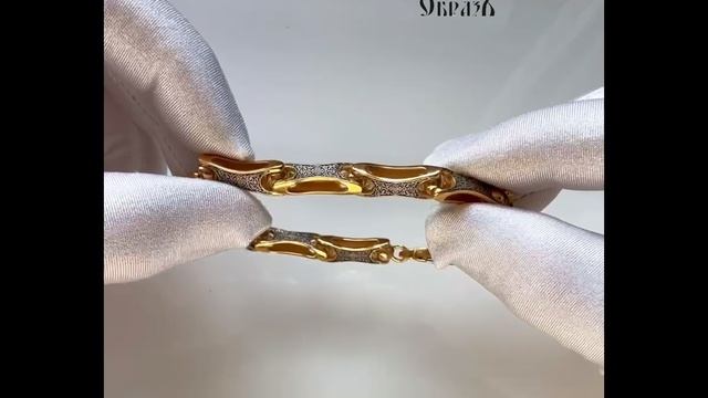 Браслет «Лилия долин» серебро 925 пробы золочение (арт. 11.137)