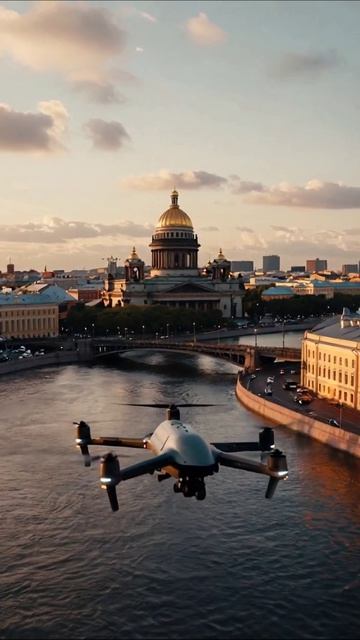 Печальный взгляд на умирающий город #дрон #пейзаж #природа