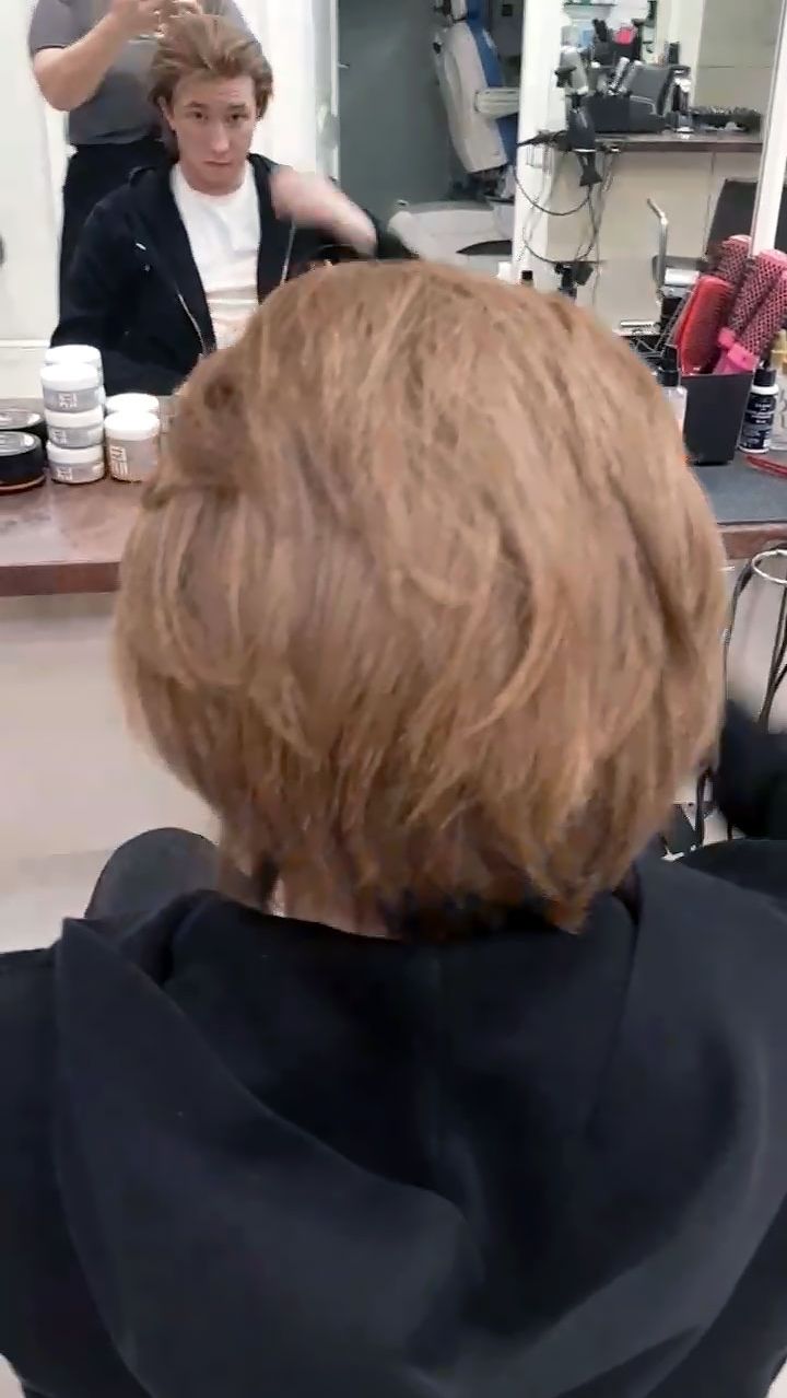 Выпрямление мужских волос