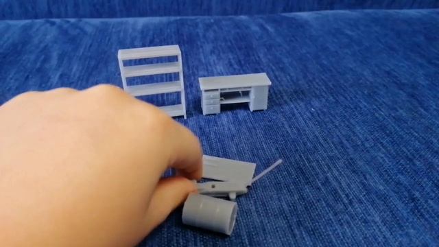 Обзор набора для гаража в 43 масштабе.