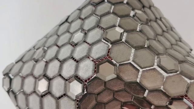 Мозаика Argento grani hexagon